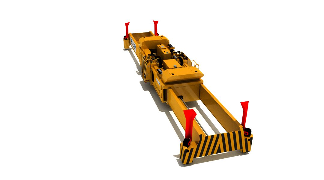 ALL ELECTRIC SINGLE LIFT SPREADER FOR STS CRANES