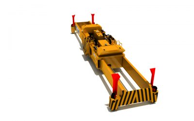 ALL ELECTRIC SINGLE LIFT SPREADER FOR STS CRANES